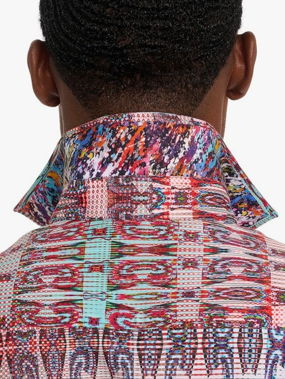 Robert Graham Men's High Times Patterned Woven Shirt - Multi Large Nwt - Picture 6 of 15